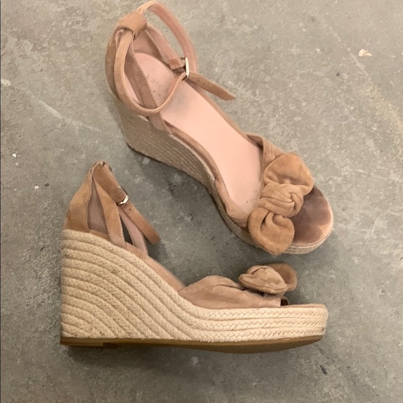 Kate Spade Kianna Tan Wedge Sandals - Picture 4 of 10